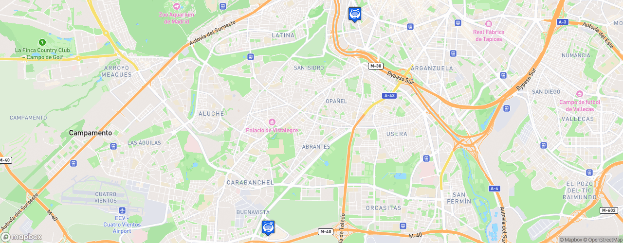 Static Map of IWBF European Championships Madrid 2021