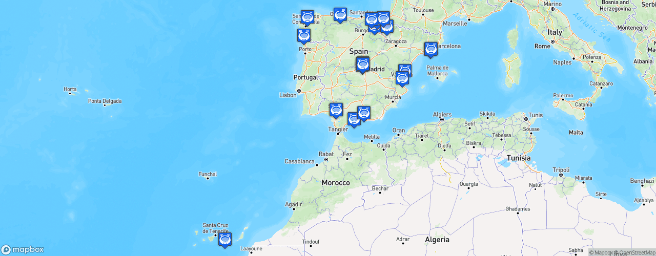 Static Map of LaLiga - Saison 2016-2017 - LaLiga Santander