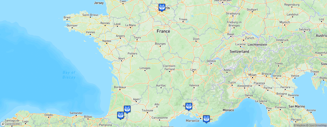Static Map of Championnat de France Superbike - Saison 2020