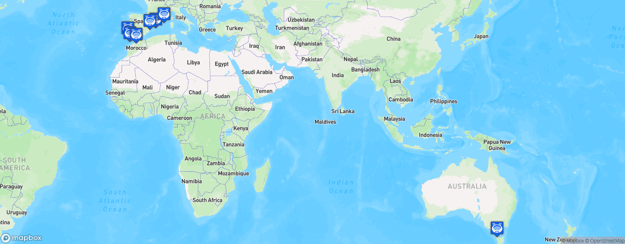 Static Map of Superbike World Championship - Saison 2020