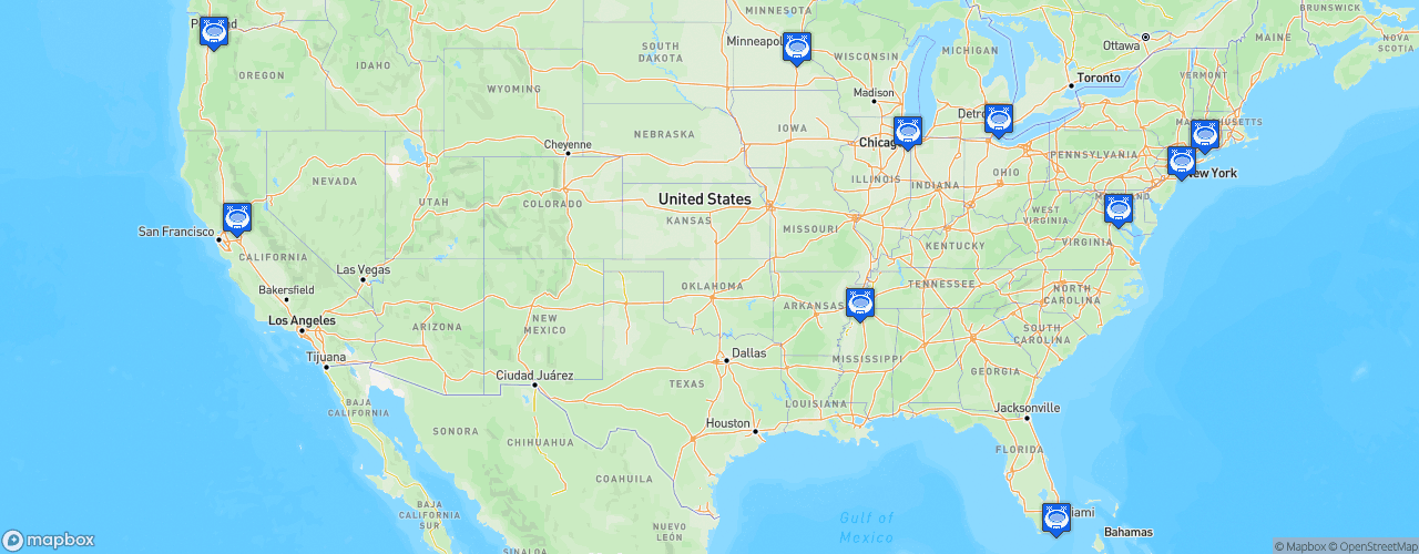 Static Map of BIG3 - Saison 2020