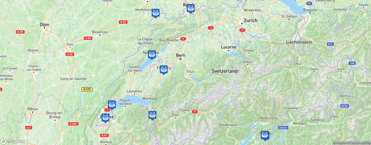 Static Map of SB League - Saison 2020-2021