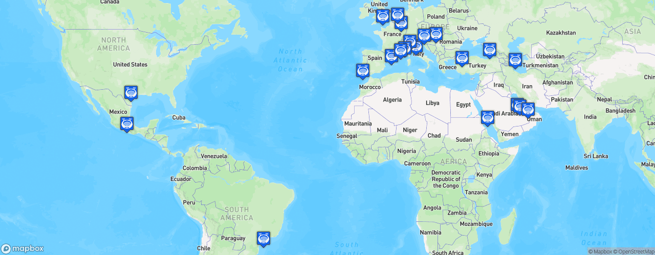 Static Map of Formule 1 - Saison 2021