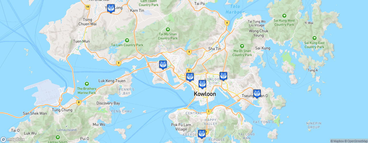 Static Map of Hong Kong Premier League - Saison 2020-2021 - BOC Life