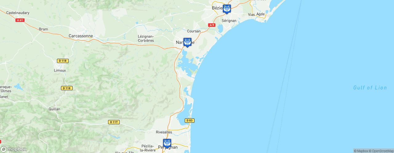 Static Map of IRB World Rugby U-20 Championship France 2018