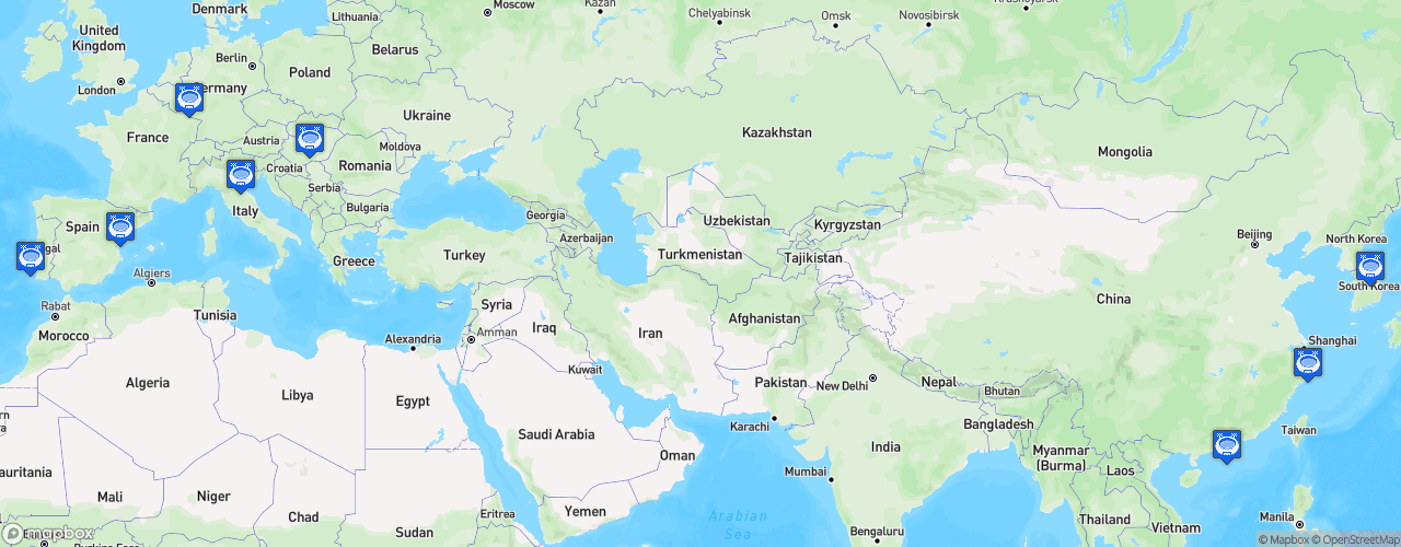 Static Map of FIA World Touring Car Cup - Saison 2021