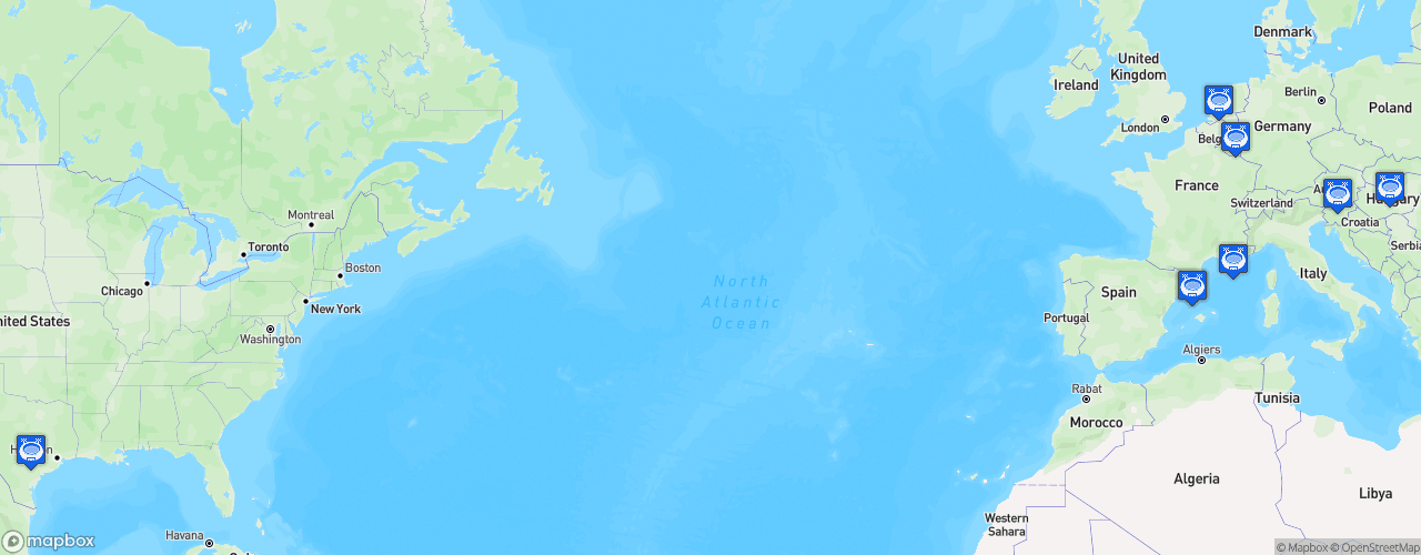 Static Map of FIA Formula 3 Championship - Saison 2021