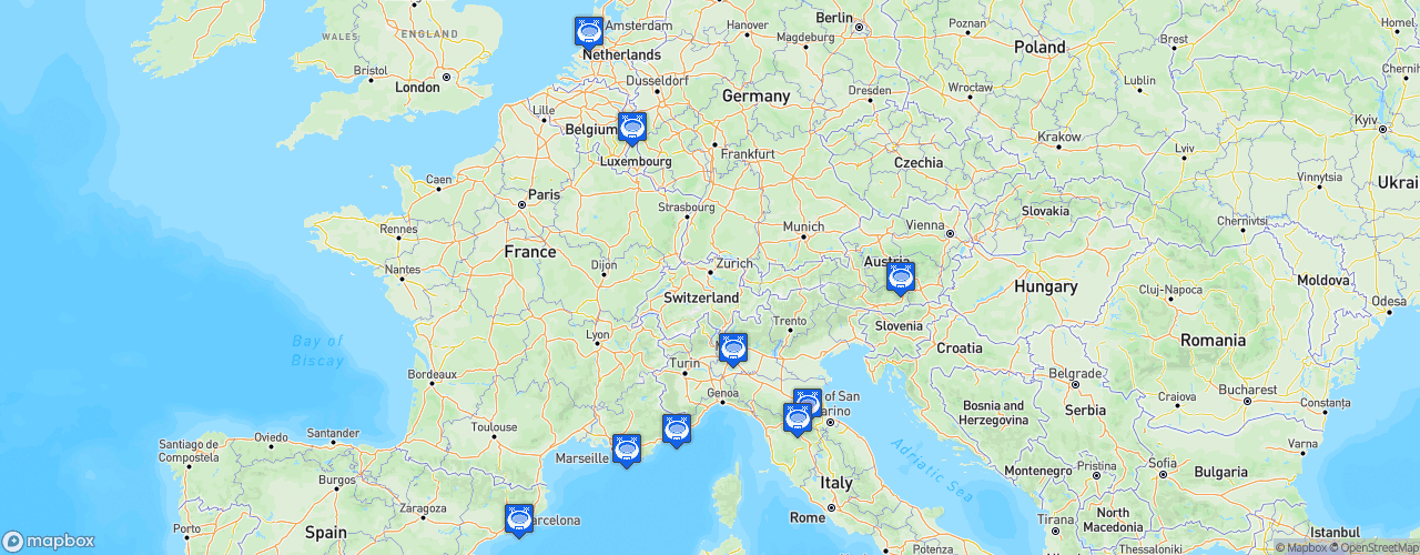 Static Map of FIA Formula Regional European Championship - Saison 2021 - by Alpine