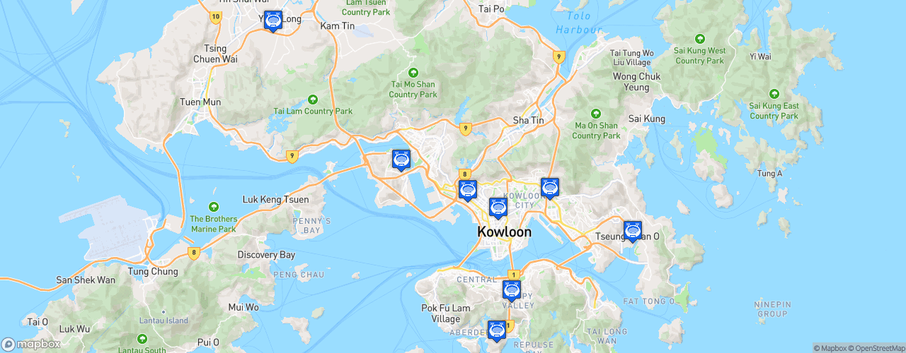 Static Map of Hong Kong Premier League - Saison 2021-2022 - BOC Life