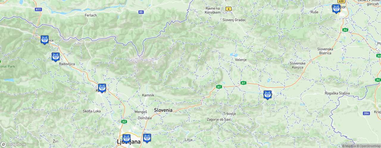 Static Map of Hokejska zveza Slovenije - Saison 2021-2022