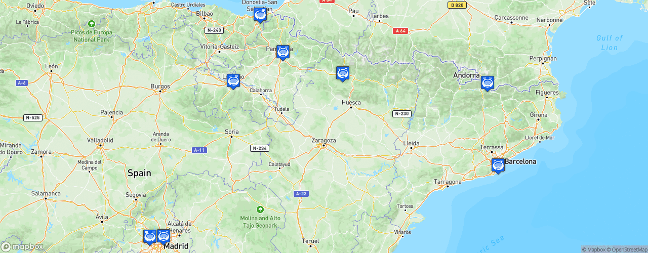 Static Map of Liga Nacional Hockey Hielo - Saison 2021-2022 - Loterias