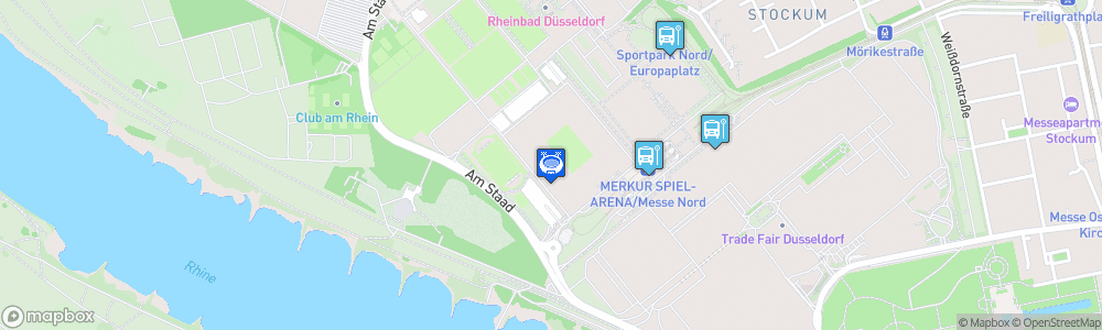 Static Map of Merkur Spiel-Arena