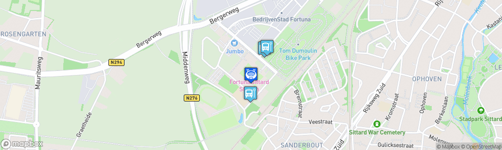 Static Map of Fortuna Sittard Stadion