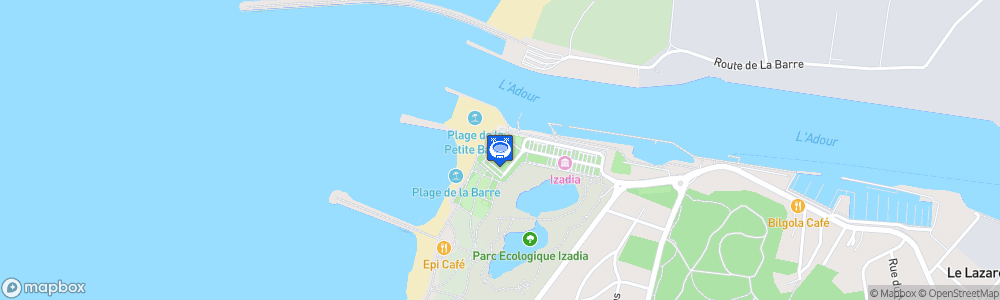 Static Map of Patinoire de la Barre