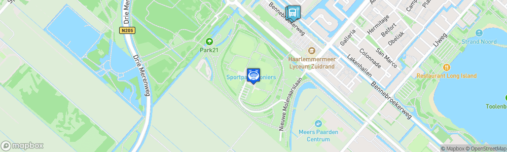 Static Map of Sportpark Toolenburg