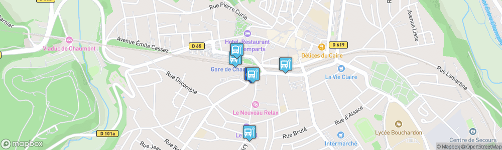 Static Map of Salle Jean Masson