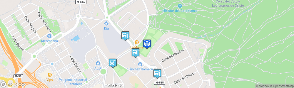 Static Map of Centro Deportivo Wanda Alcalá de Henares