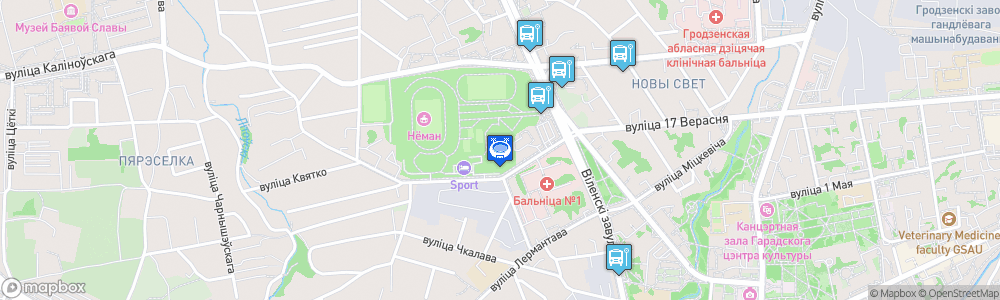 Static Map of Ledovyj Dvorec Sporta
