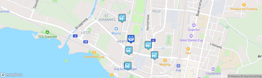 Static Map of Bossard Arena