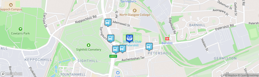 Static Map of Petershill Park