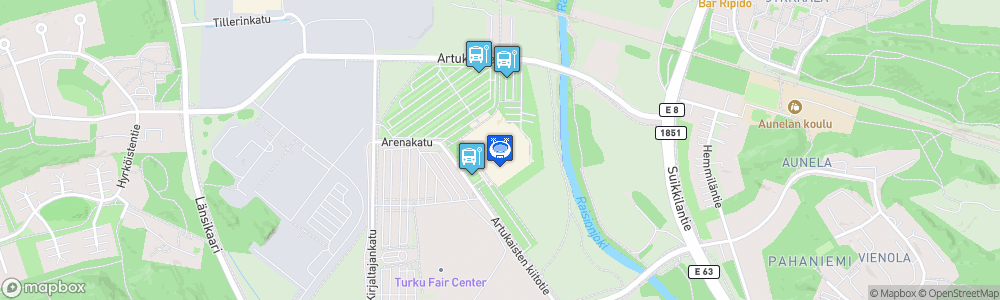 Static Map of Gatorade Center