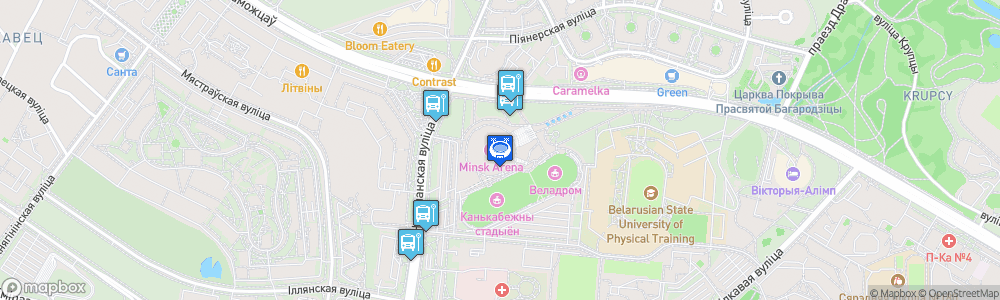 Static Map of Minsk Arena