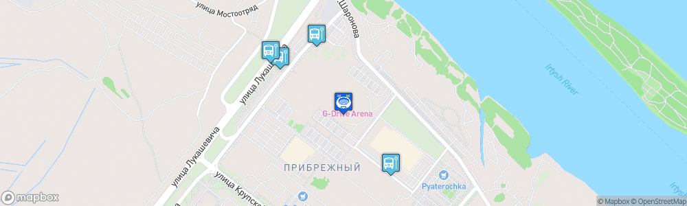 Static Map of Arena Omsk