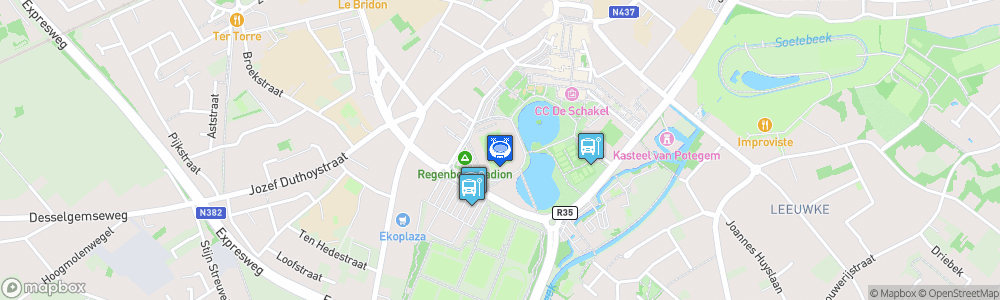 Static Map of Regenboogstadion