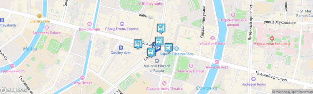 Static Map of SKA St. Petersburg Arena