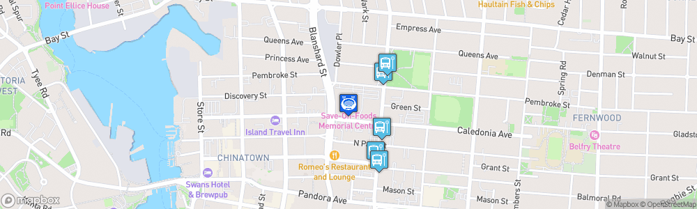 Static Map of Save-on-Foods Memorial Centre