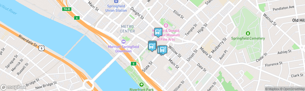 Static Map of MassMutual Center