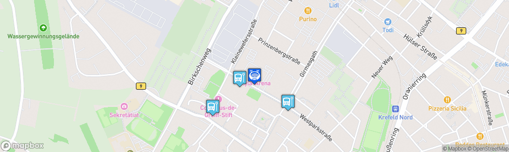 Static Map of Königpalast Krefeld