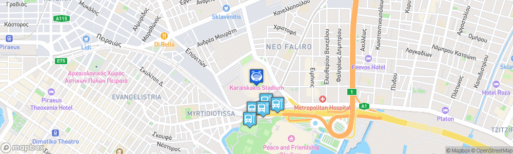 Static Map of Stadionul Karaiskakis