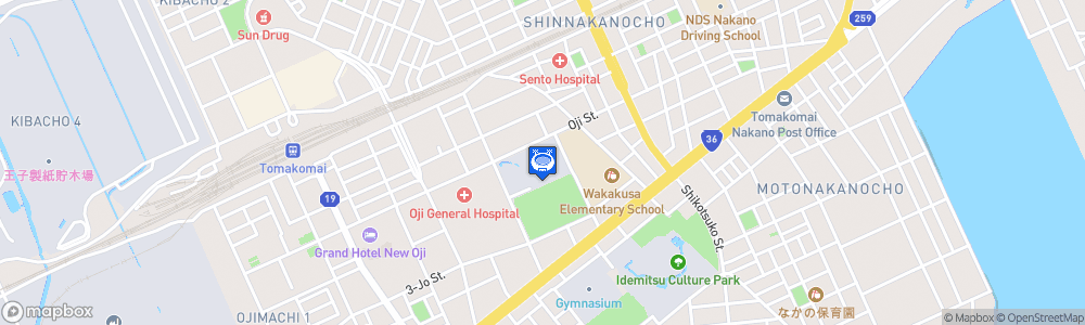 Static Map of Hakucho Arena