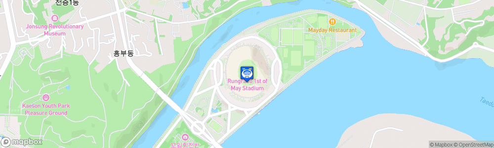 Static Map of Stade du Premier-Mai