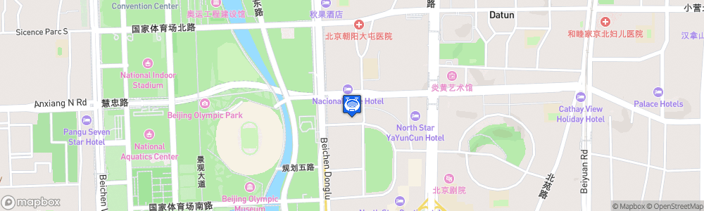 Static Map of Stade national de Pékin