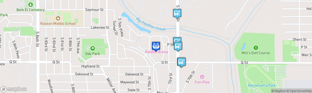 Static Map of Liberty First Credit Union Arena