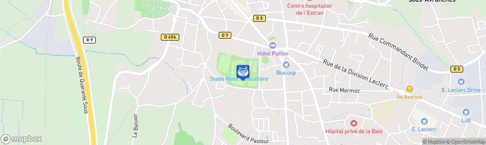 Static Map of Stade René-Fenouillère