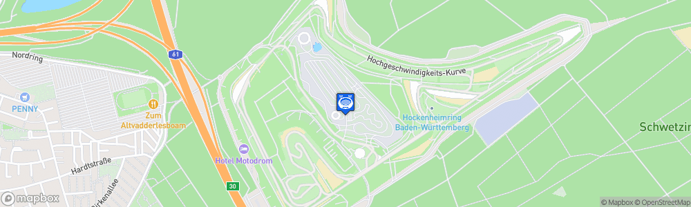 Static Map of HockenheimRing Baden-Württemberg