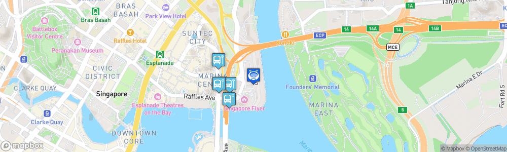 Static Map of Marina Bay Street Circuit