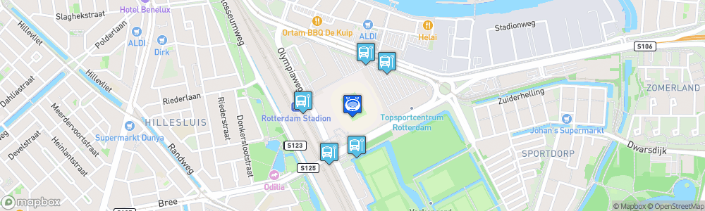 Static Map of De Kuip