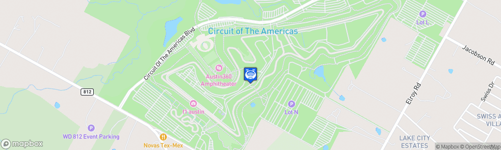 Static Map of Circuit of the Americas