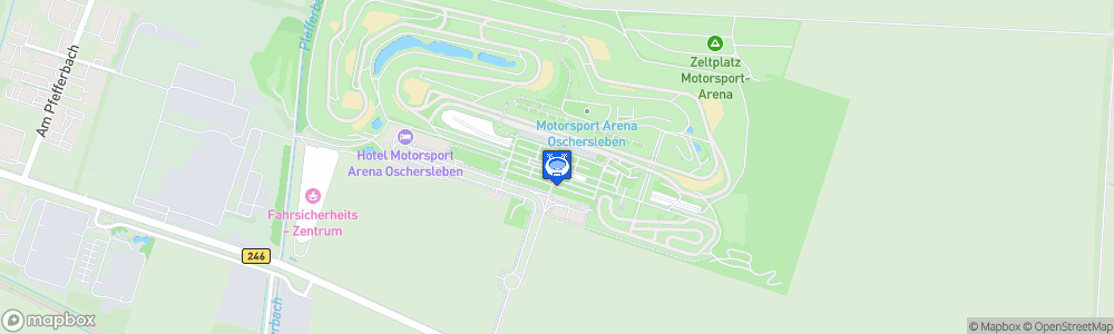 Static Map of Motorsport Arena Oschersleben