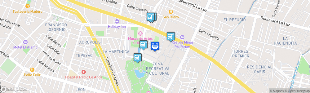 Static Map of Estadio León