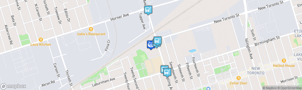 Static Map of Ford Performance Centre