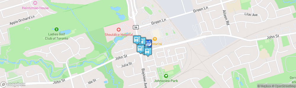 Static Map of Thornhill Community Centre