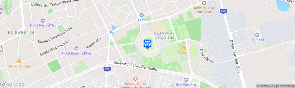 Static Map of Stadionul Dan Păltinișanu