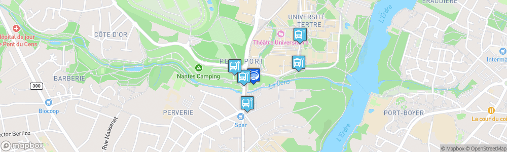 Static Map of Patinoire du Petit Port