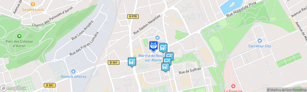 Static Map of Patinoire municipale de Neuilly-sur-Marne