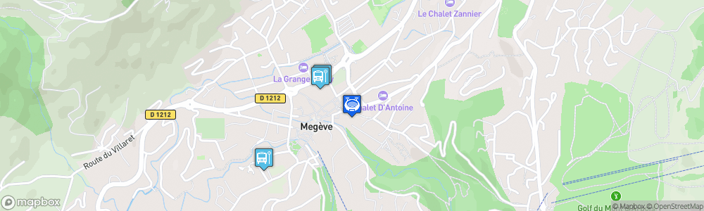 Static Map of Patinoire de Megève